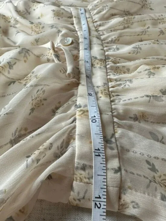 NWT Reformation Becca Dress Ditsy | Tiered Maxi Boho Floral XS - Picture 12 of 13